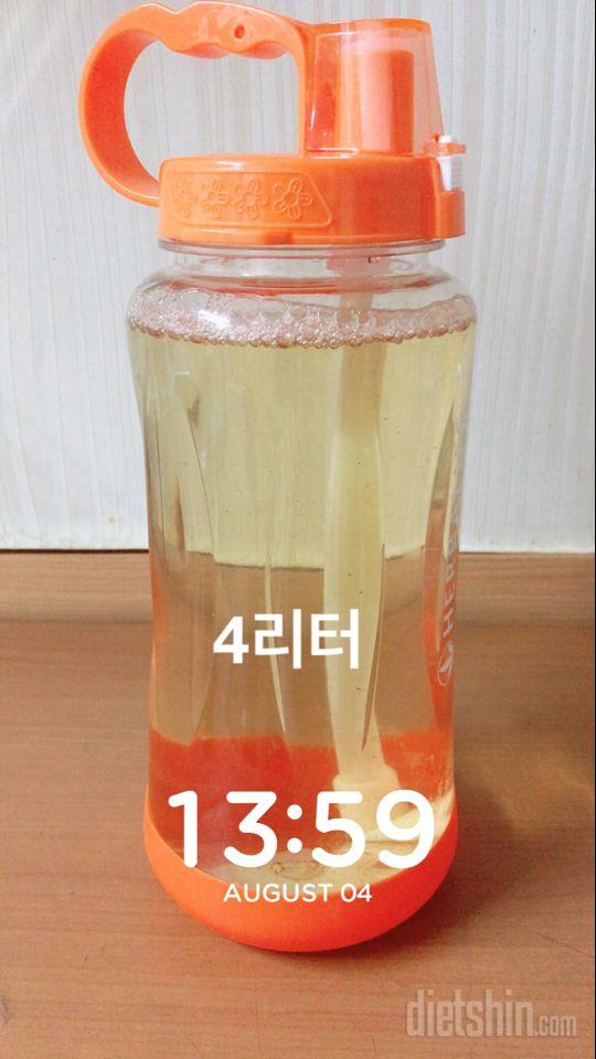 30일 하루 2L 물마시기 8일차 성공!