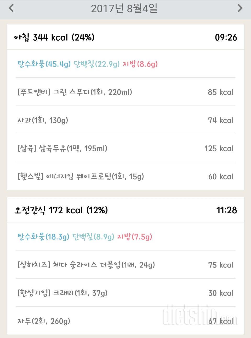 30일 밀가루 끊기 29일차 성공!