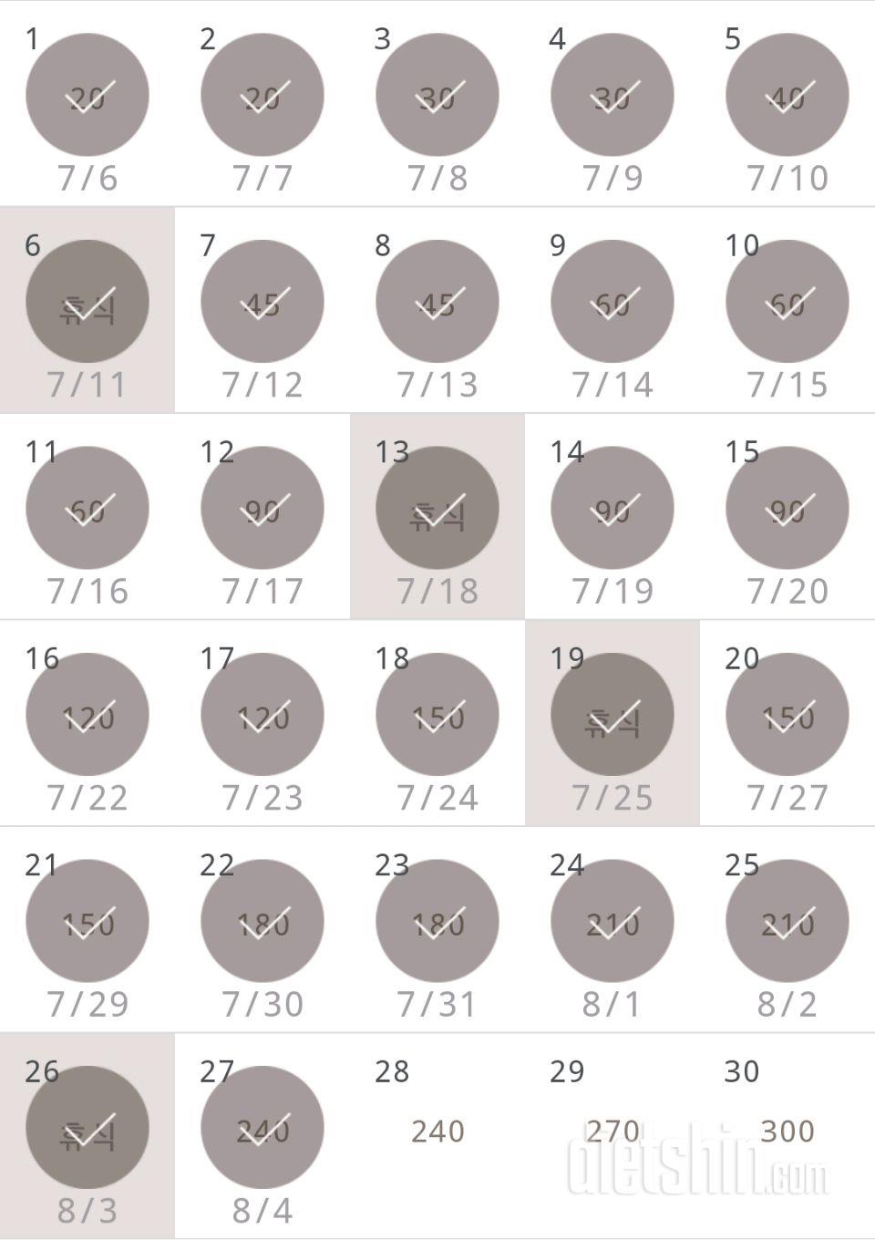 30일 플랭크 147일차 성공!