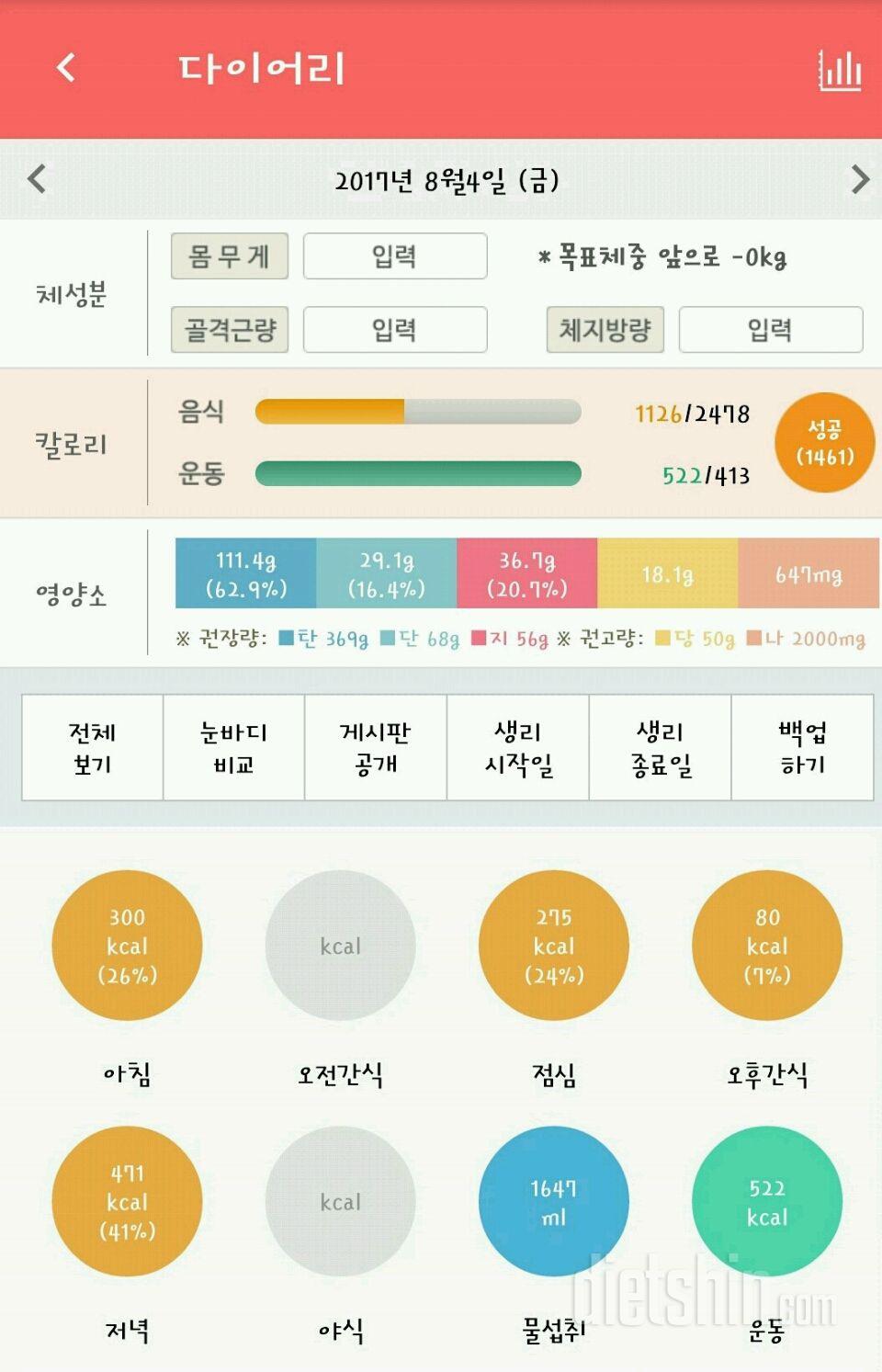 30일 야식끊기 30일차 성공!