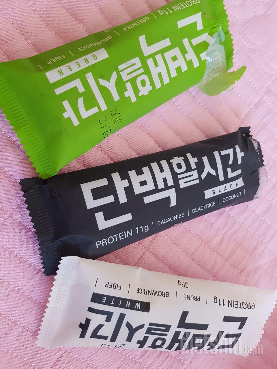 단백할시간 세가지맛 솔직한 맛평가