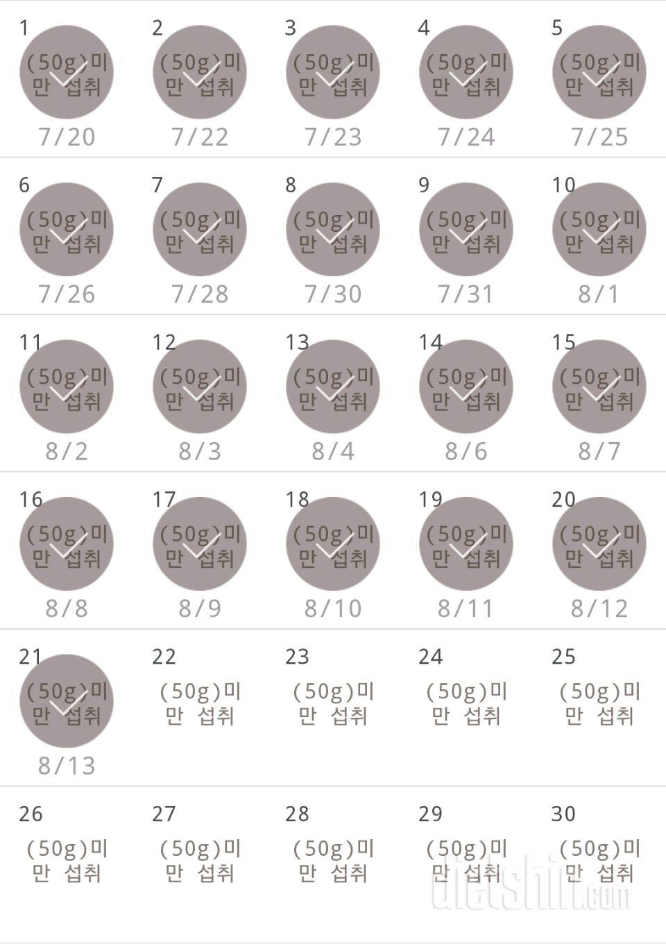 30일 당줄이기 51일차 성공!