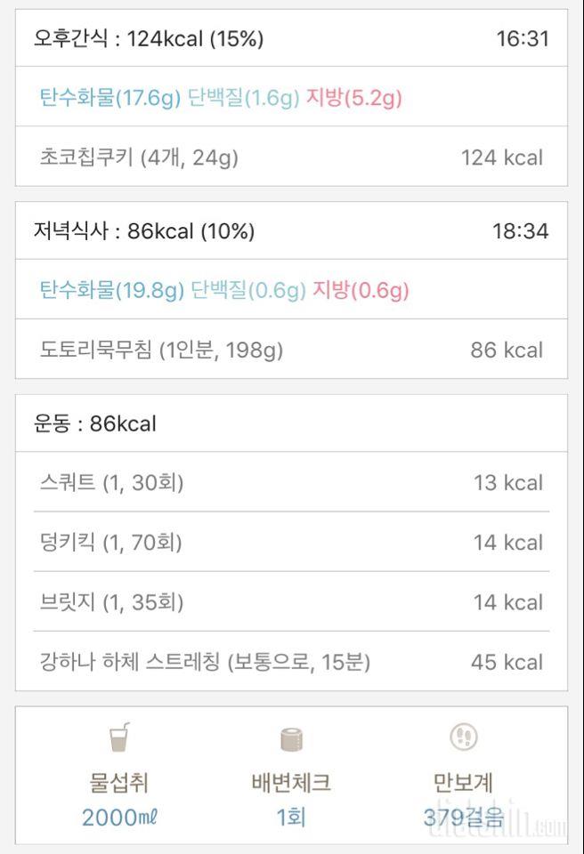 30일 하루 2L 물마시기 6일차 성공!