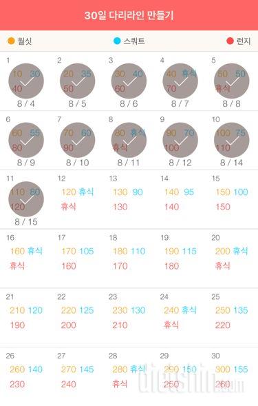 30일 다리라인 만들기 101일차 성공!