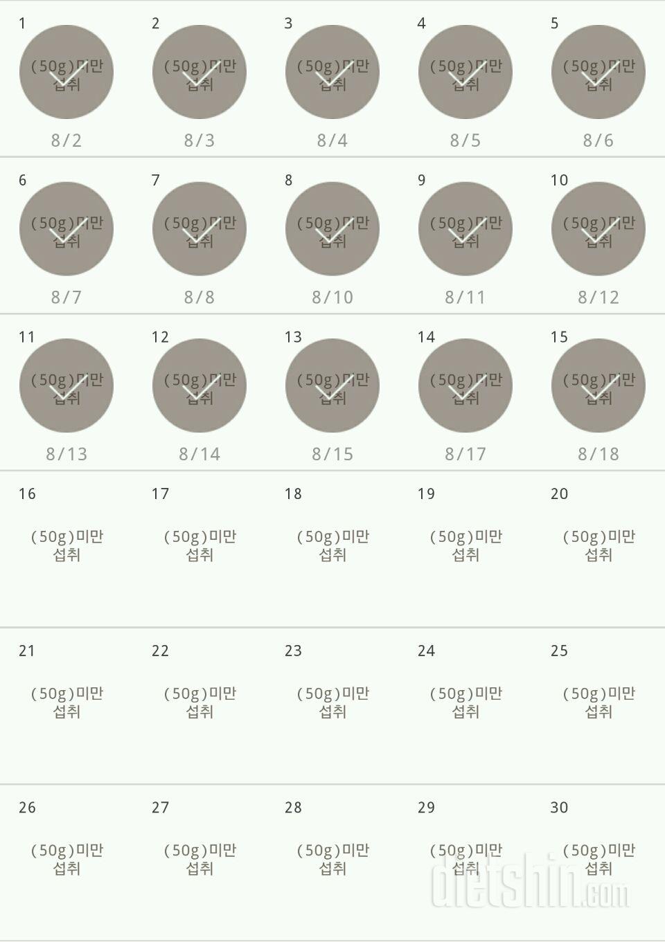 30일 당줄이기 45일차 성공!