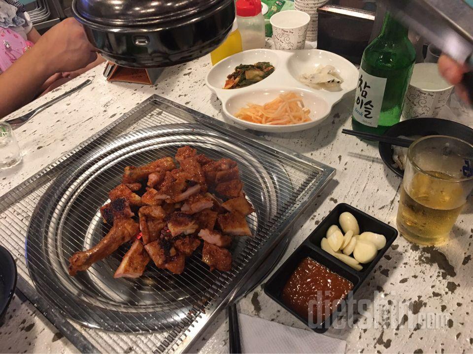 제주도. 흑돼지말고 숯불 닭갈비