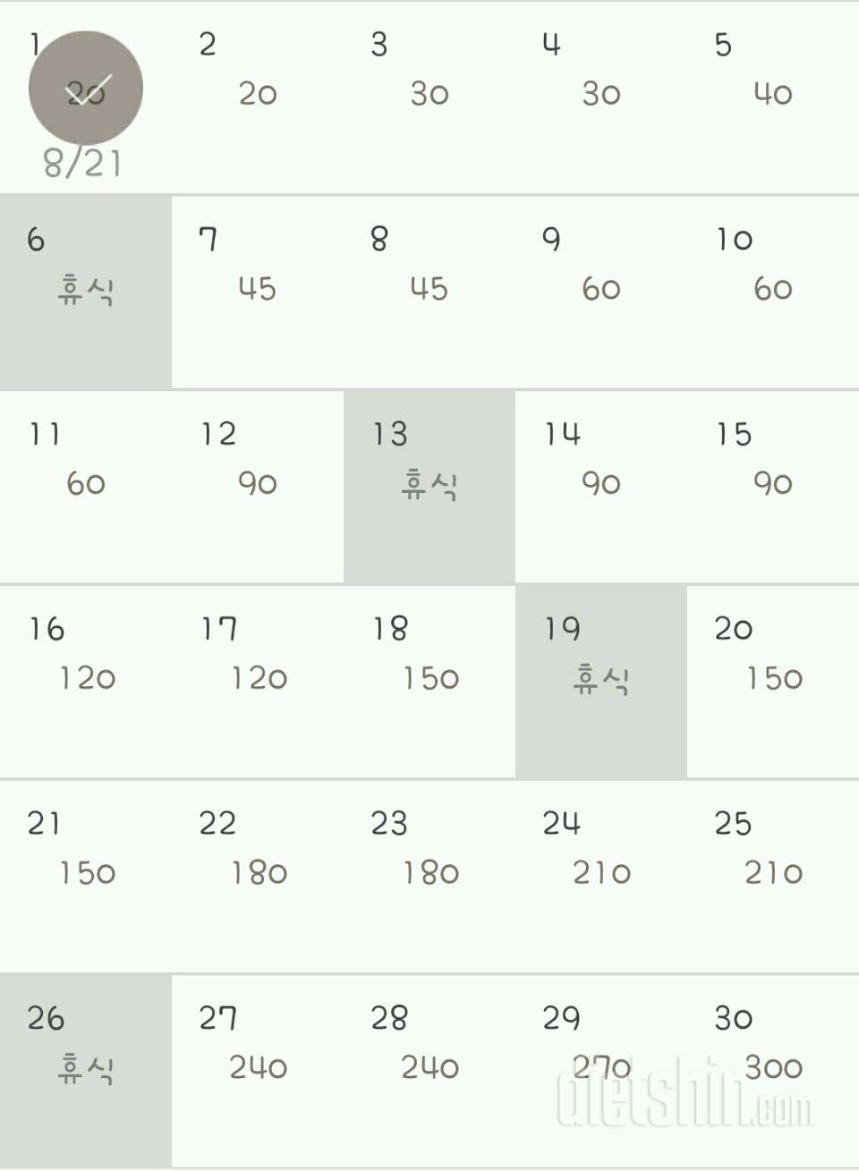 30일 플랭크 31일차 성공!