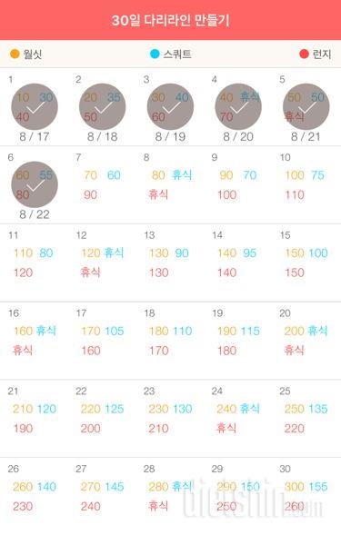 30일 다리라인 만들기 96일차 성공!