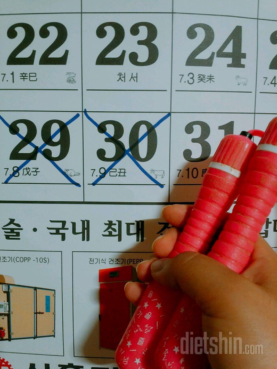 30일 줄넘기 3일차 성공!