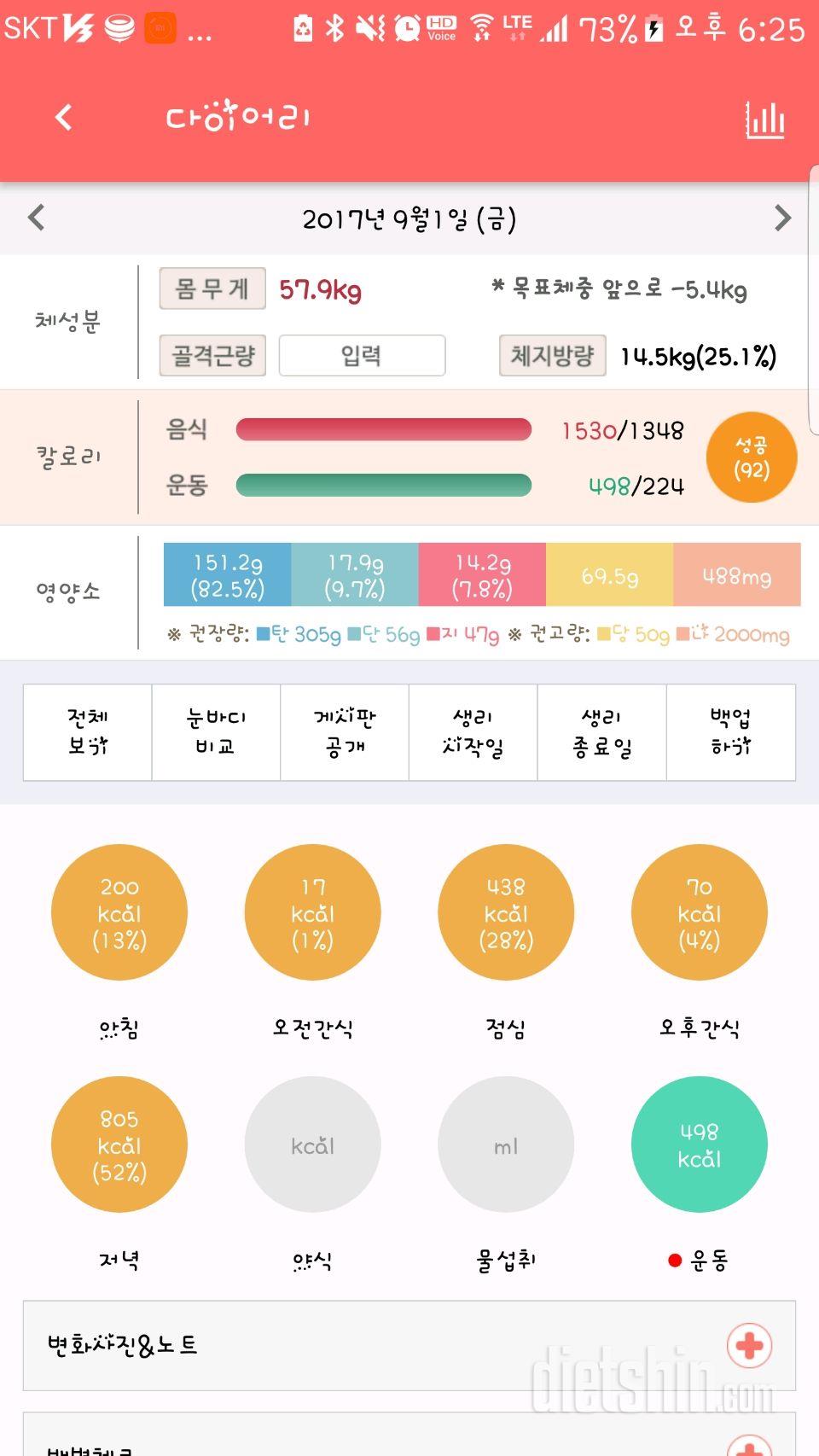 9.5..비가오네요..