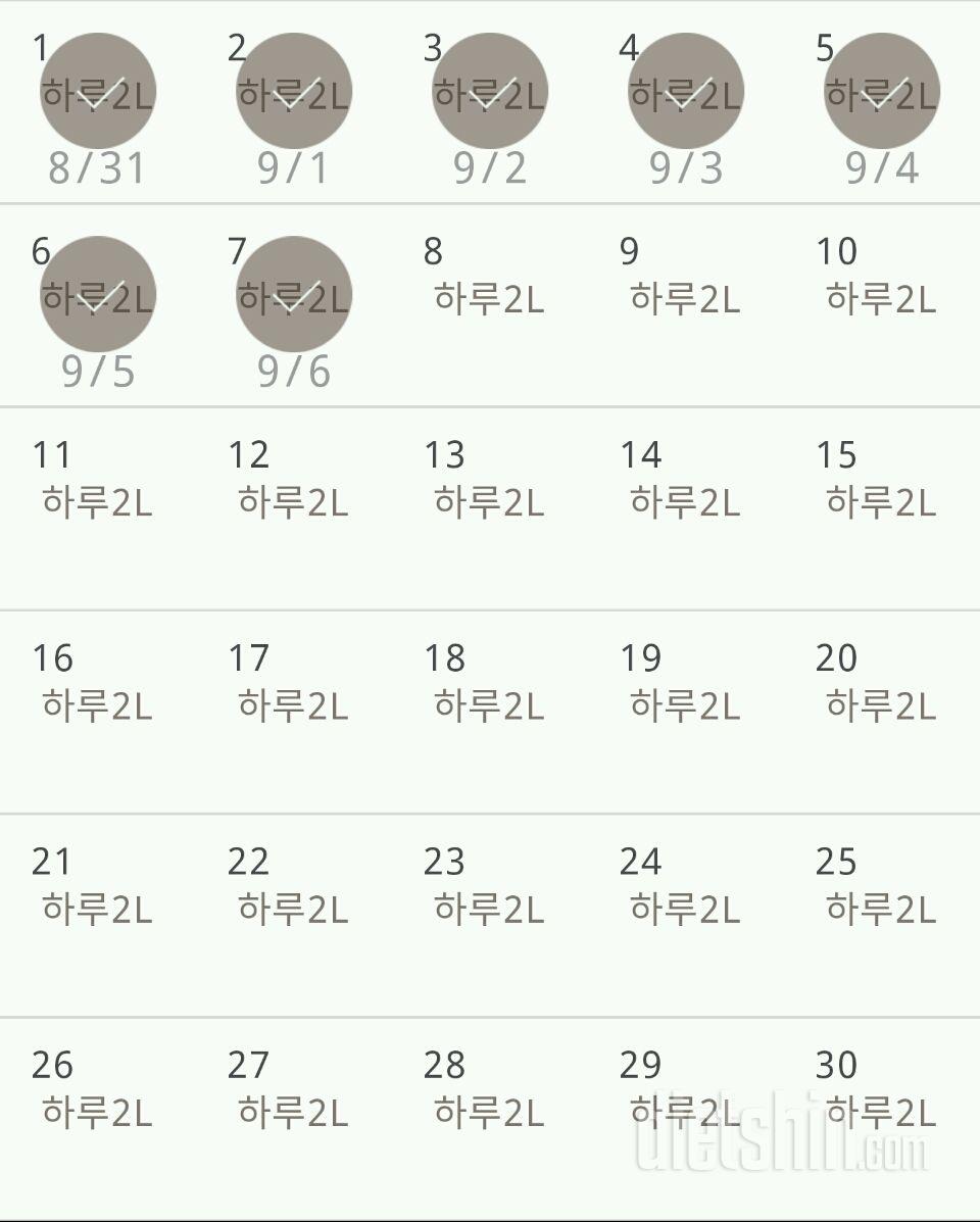 30일 하루 2L 물마시기 37일차 성공!