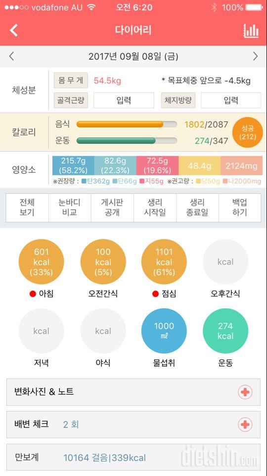 30일 당줄이기 19일차 성공!