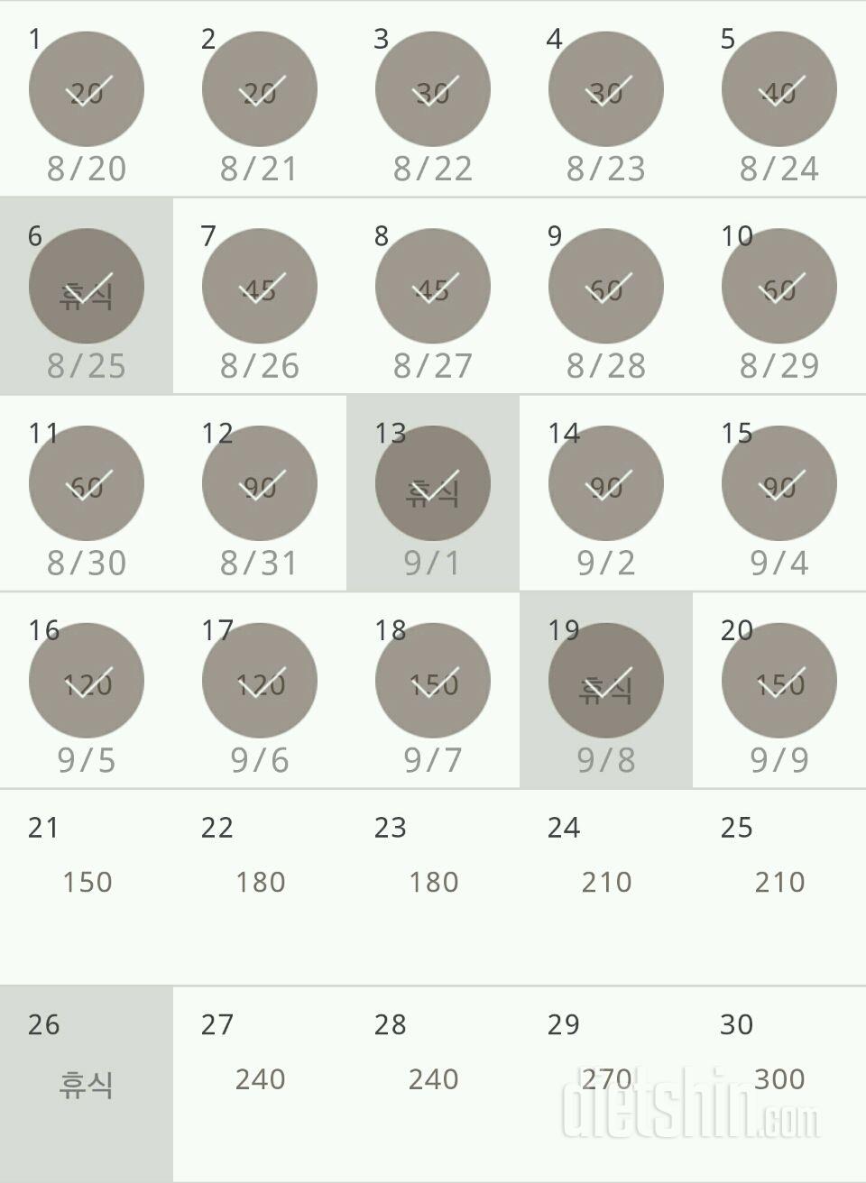 30일 플랭크 80일차 성공!