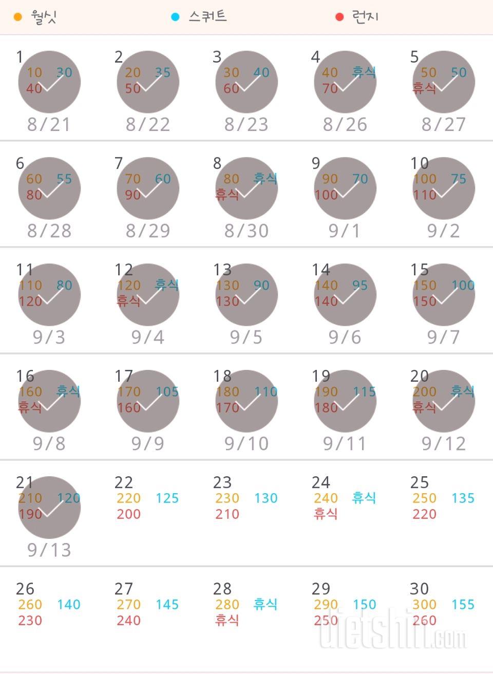 30일 다리라인 만들기 21일차 성공!