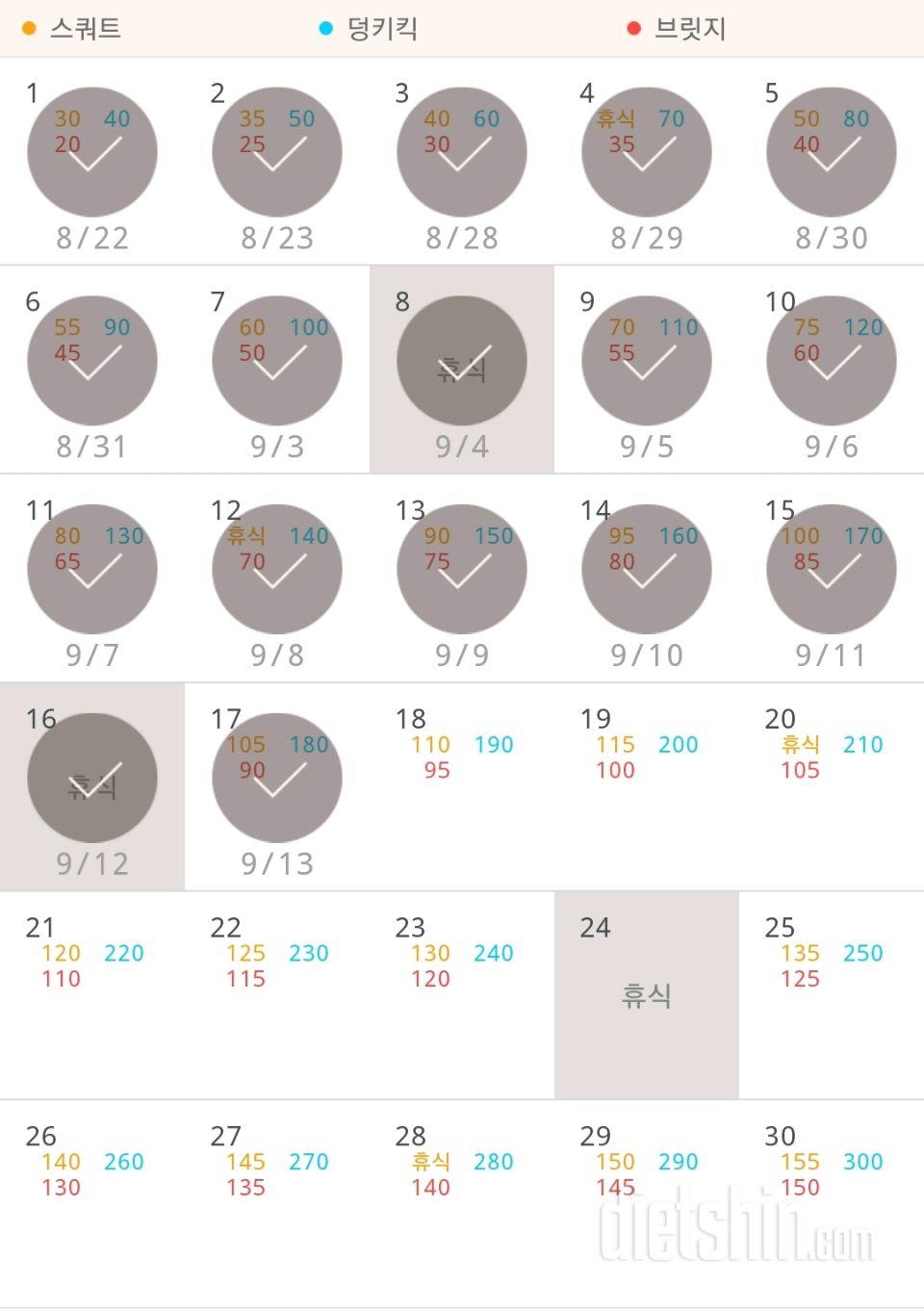 30일 애플힙 77일차 성공!