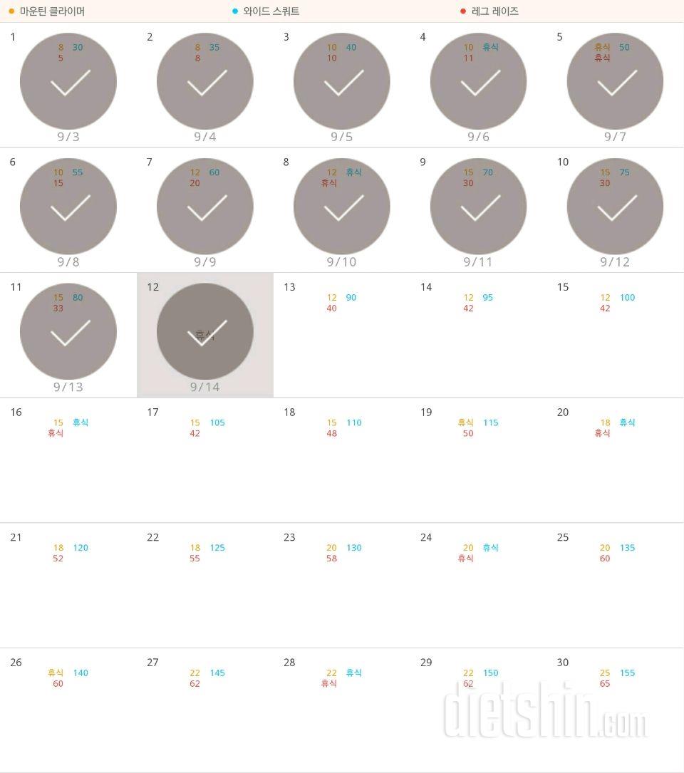 30일 체지방 줄이기 12일차 성공!