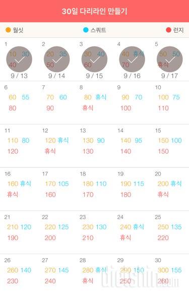 30일 다리라인 만들기 5일차 성공!