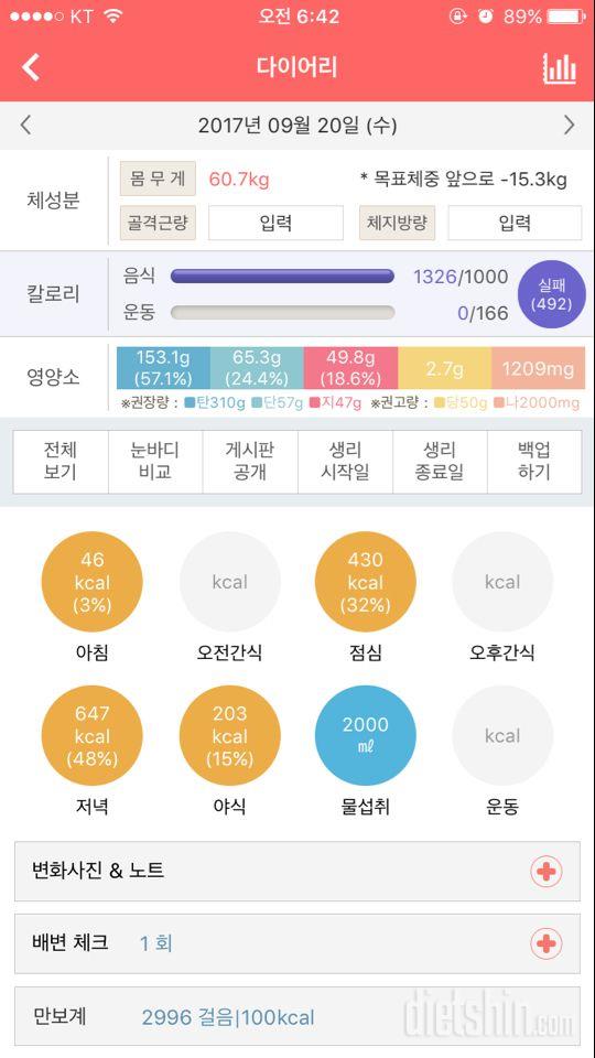 30일 당줄이기 7일차 성공!