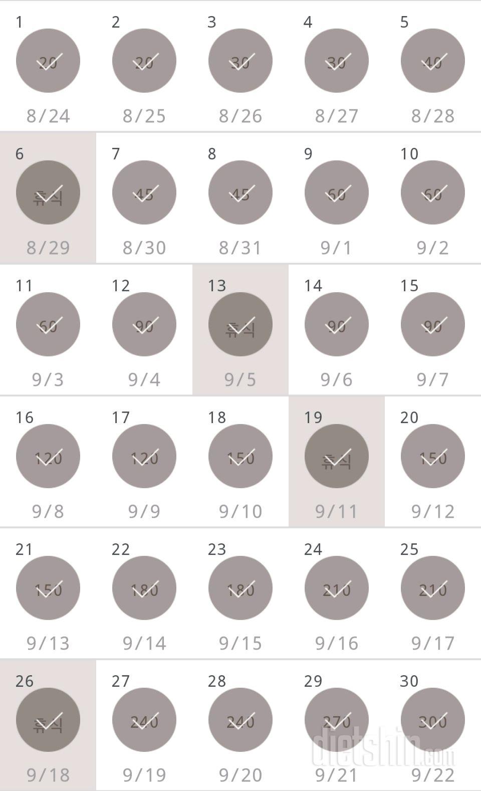 30일 플랭크 30일차 성공!