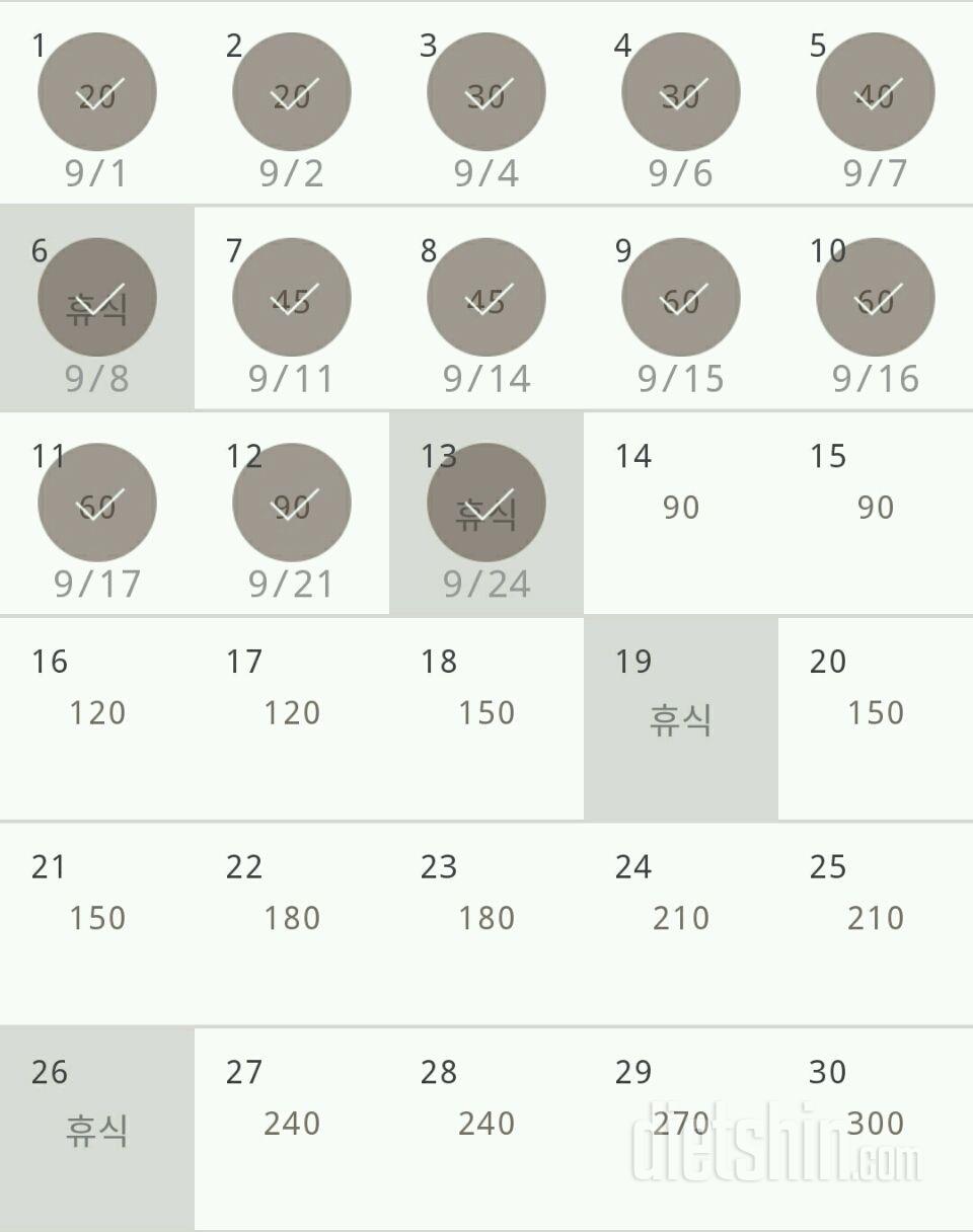 30일 플랭크 13일차 성공!