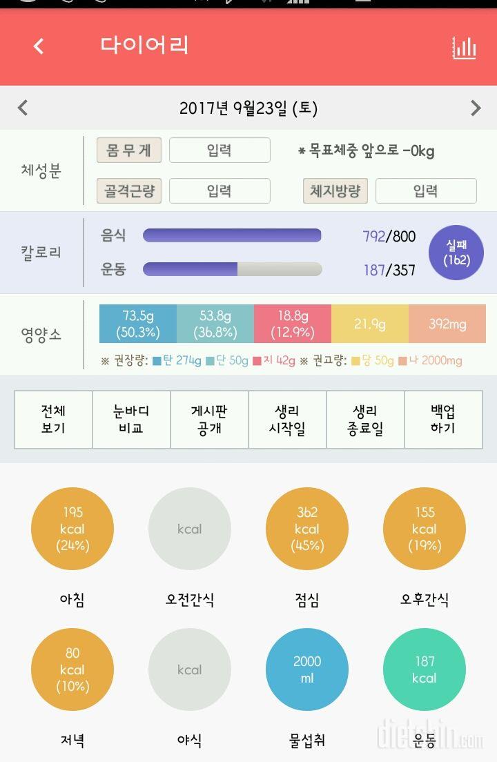 30일 하루 2L 물마시기 63일차 성공!