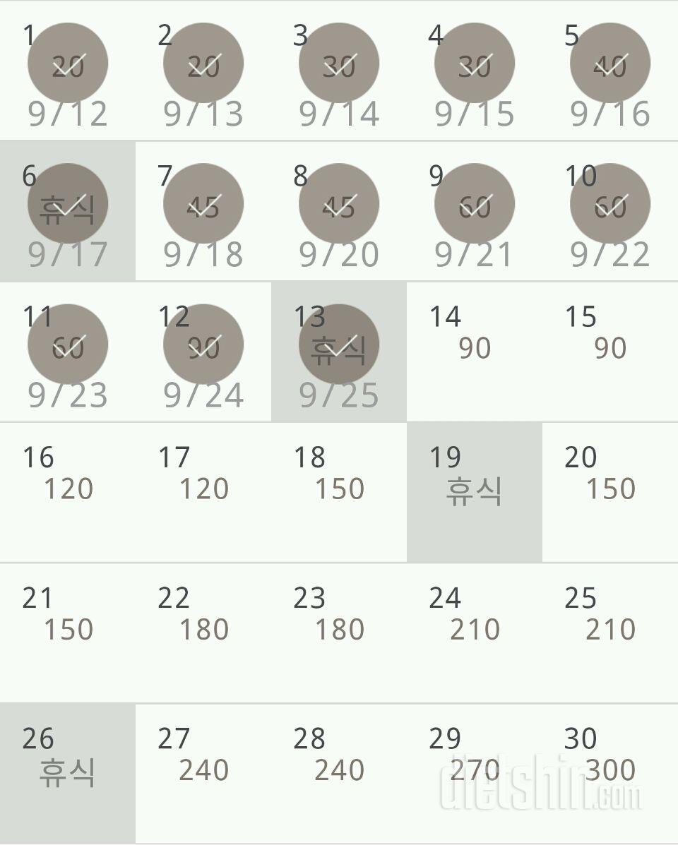 30일 플랭크 13일차 성공!