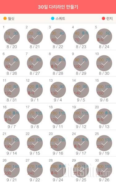 30일 다리라인 만들기 30일차 성공!