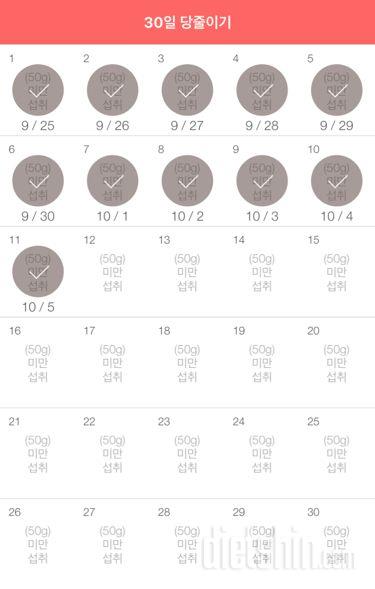 30일 당줄이기 41일차 성공!