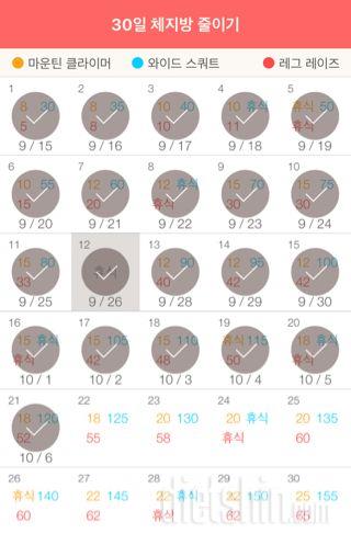 30일 체지방 줄이기 21일차 성공!