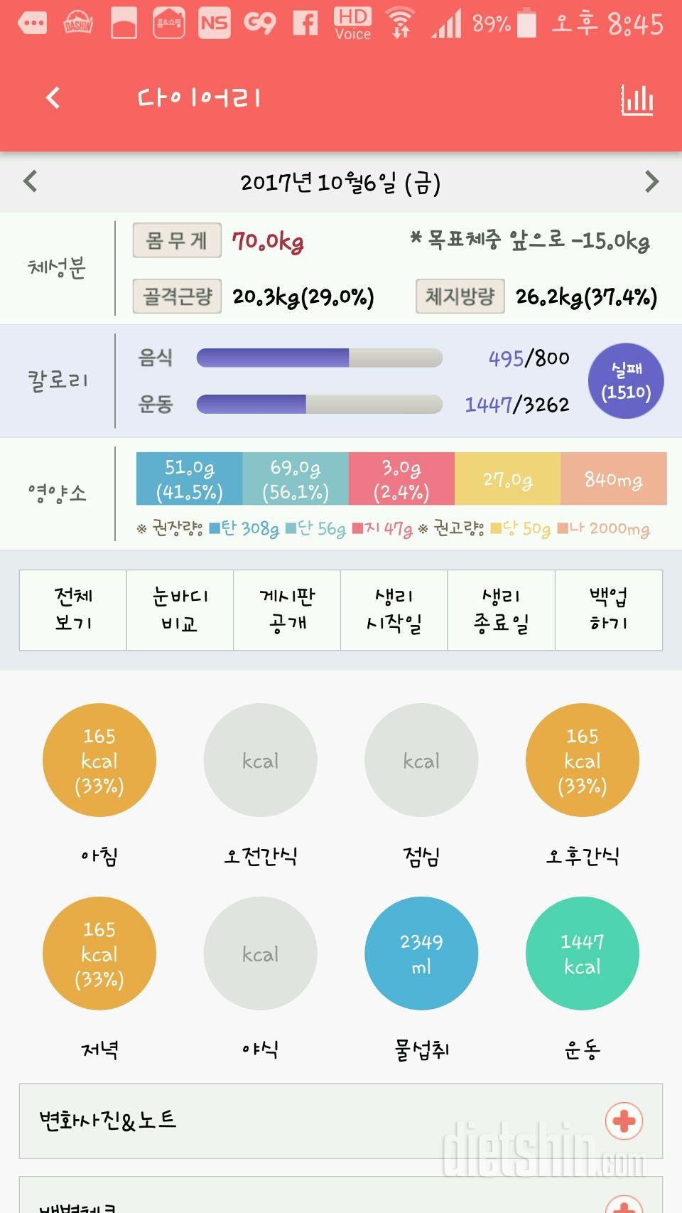 30일 밀가루 끊기 2일차 성공!