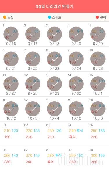 30일 다리라인 만들기 140일차 성공!