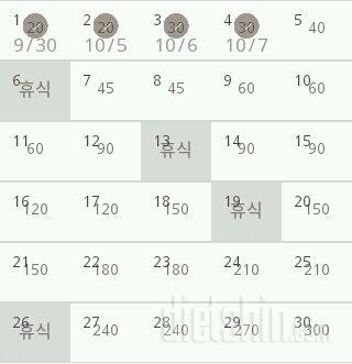 30일 플랭크 4일차 성공!