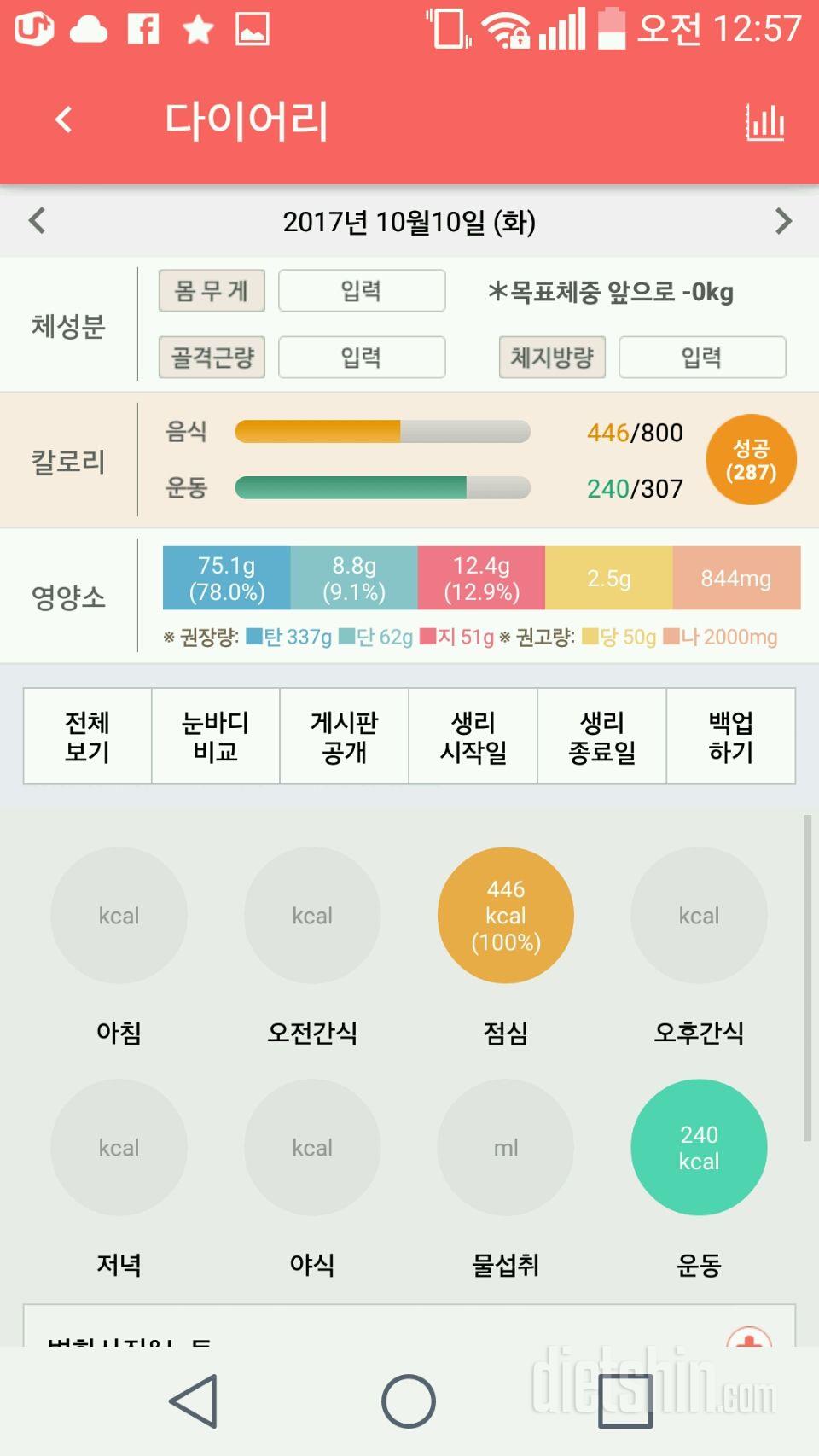 30일 야식끊기 4일차 성공!