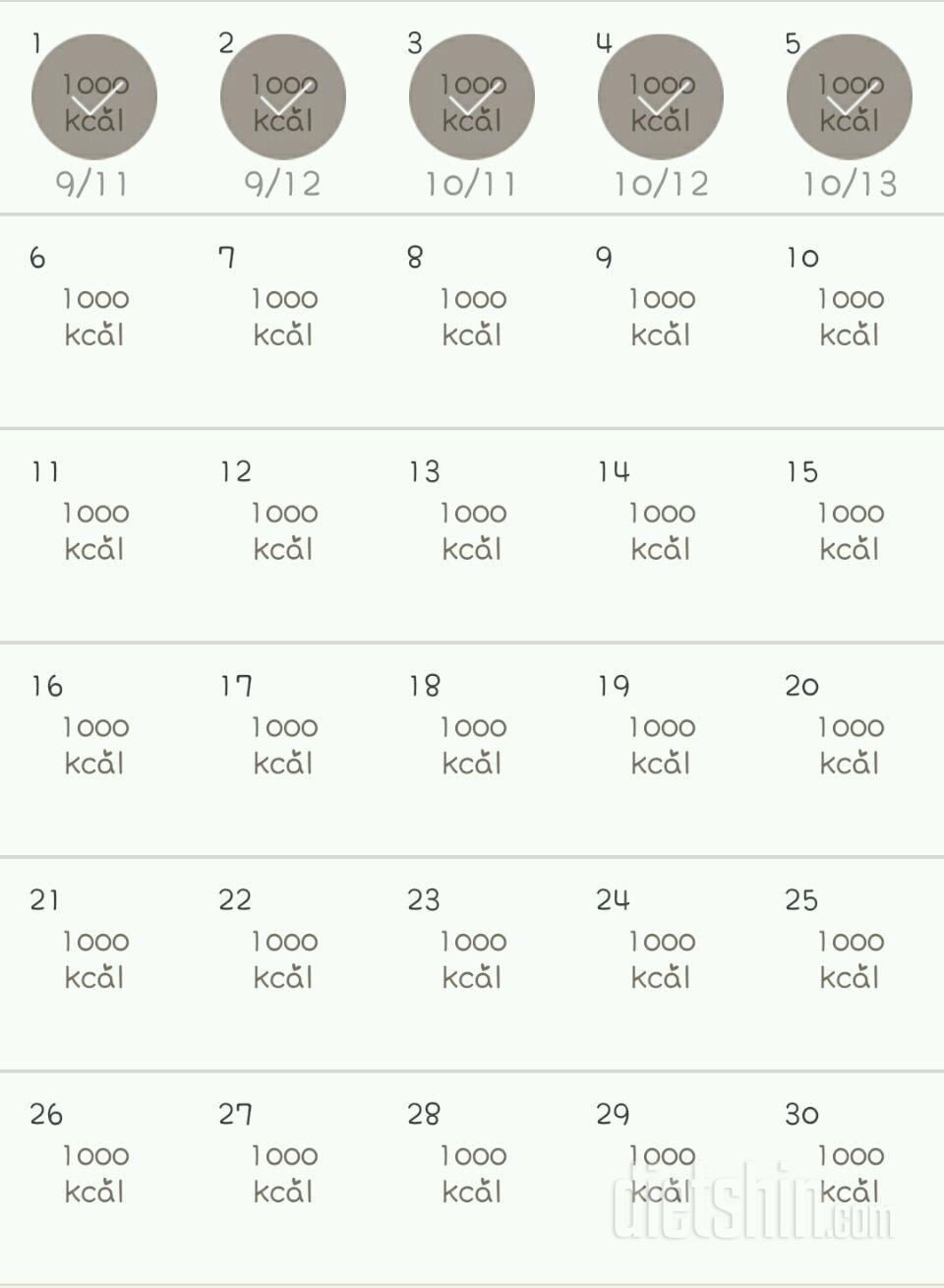 30일 1,000kcal 식단 95일차 성공!