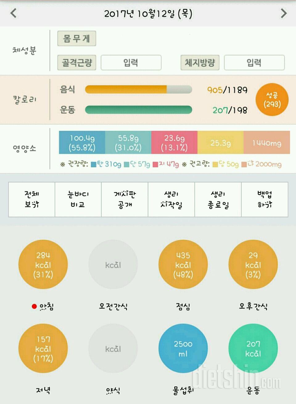 30일 1,000kcal 식단 95일차 성공!