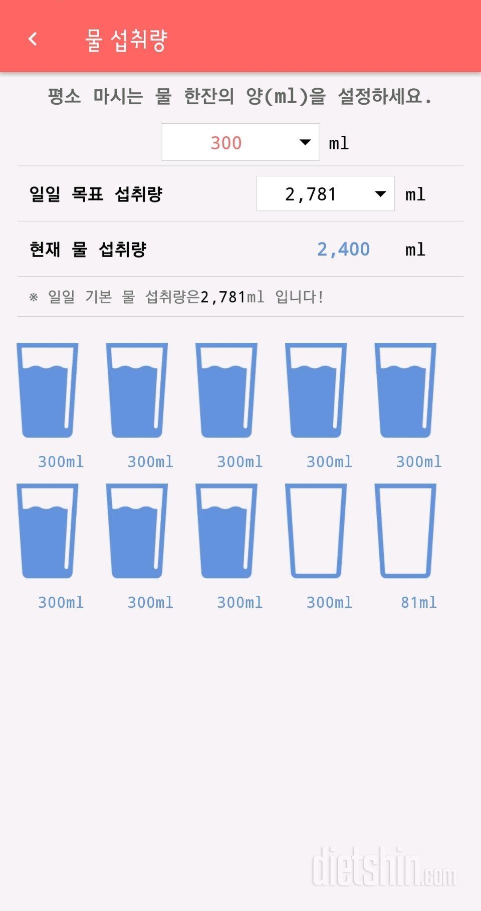 30일 하루 2L 물마시기 6일차 성공!