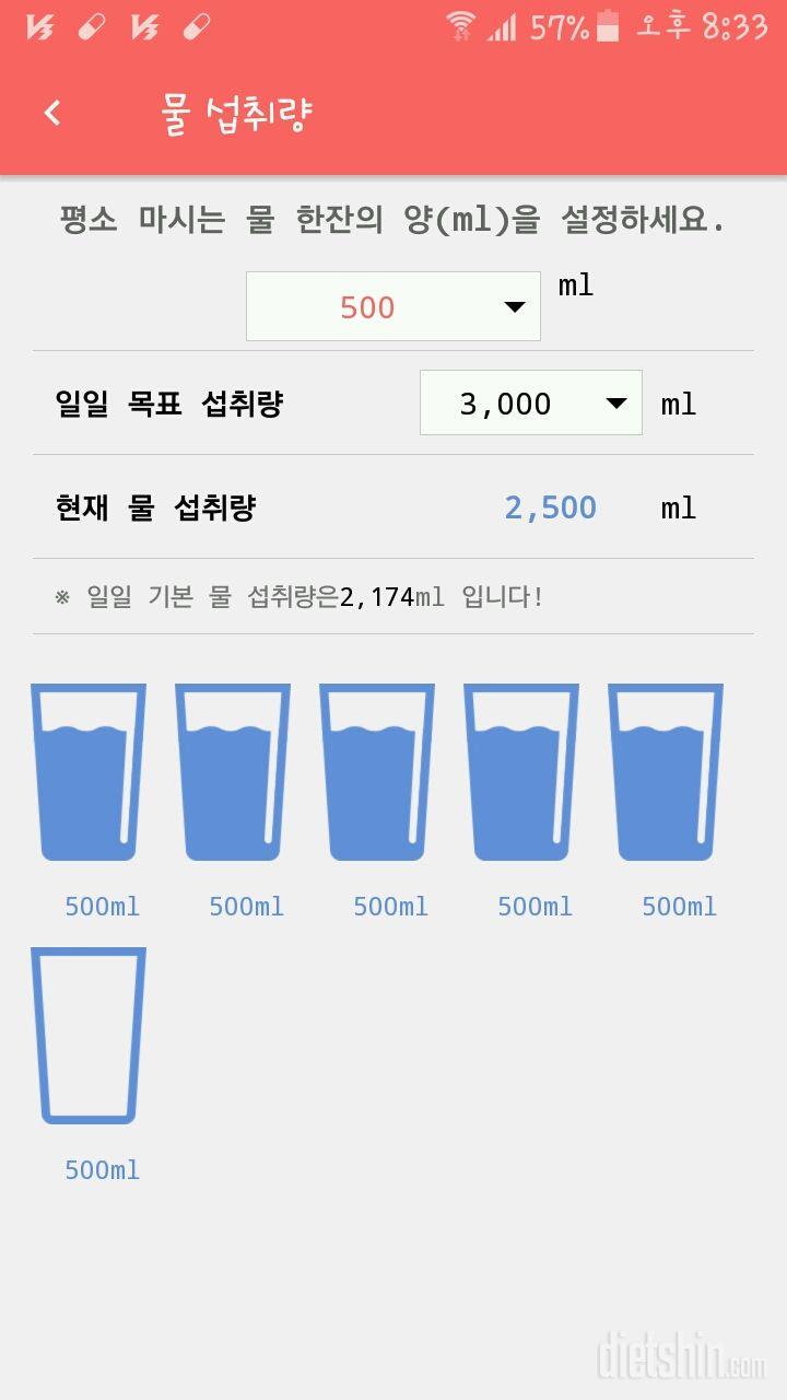 30일 하루 2L 물마시기 113일차 성공!