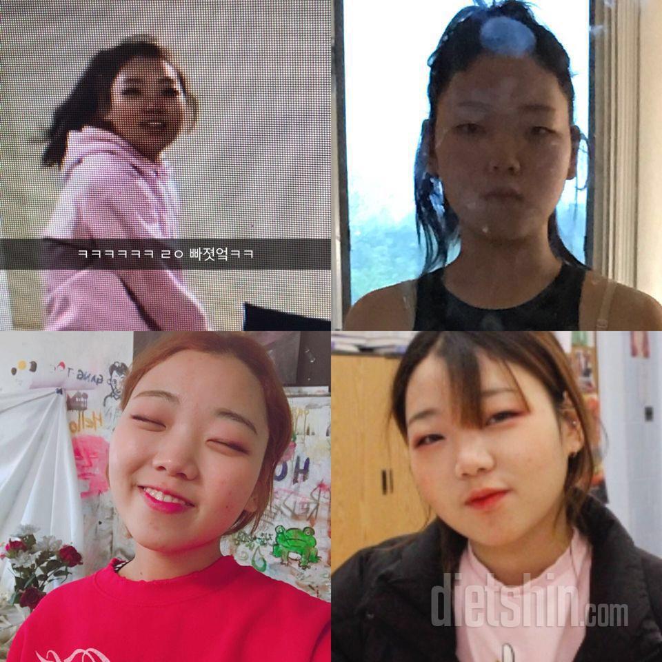 [73>49] 얼굴살 비교 샷 2탄_찌몽