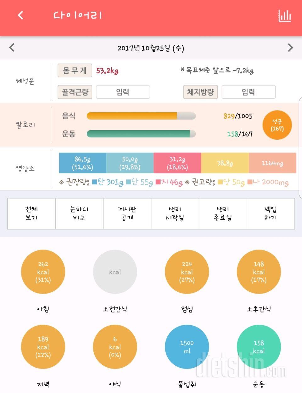 30일 밀가루 끊기 6일차 성공!