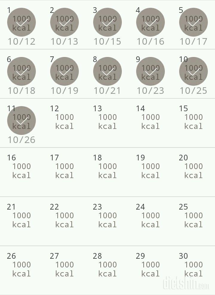 30일 1,000kcal 식단 41일차 성공!