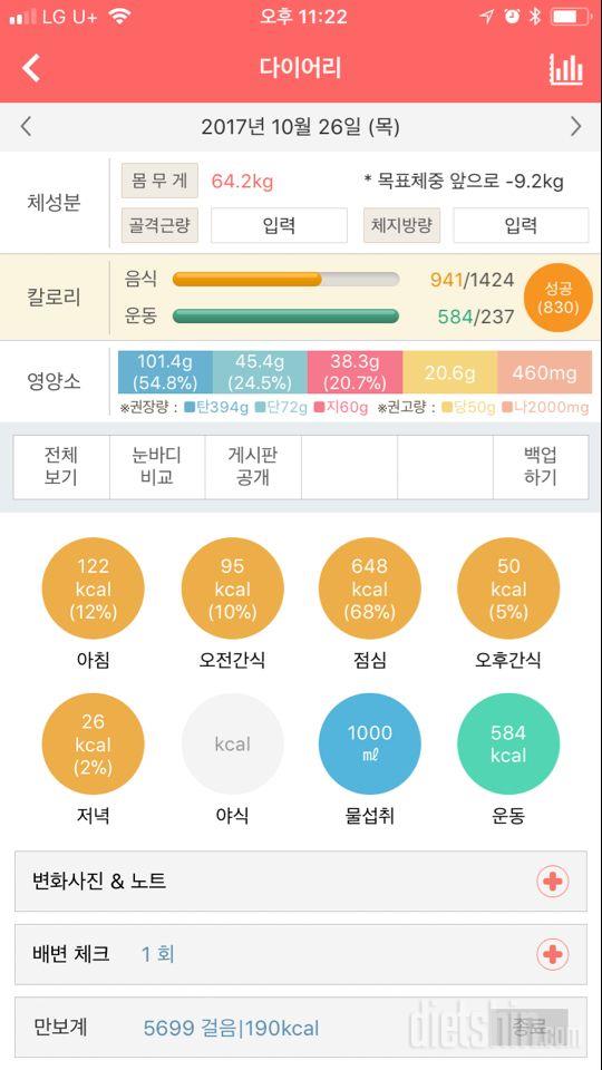 30일 밀가루 끊기 2일차 성공!