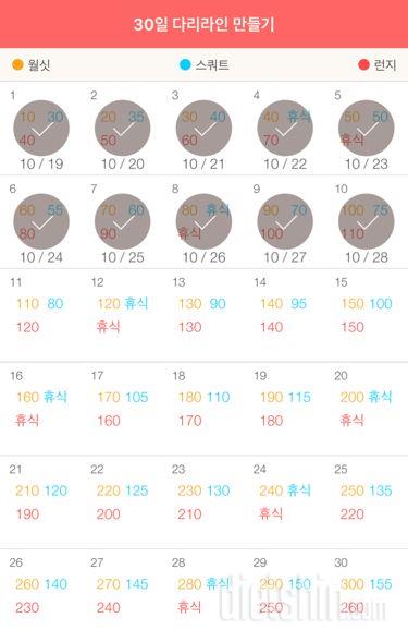 30일 다리라인 만들기 40일차 성공!