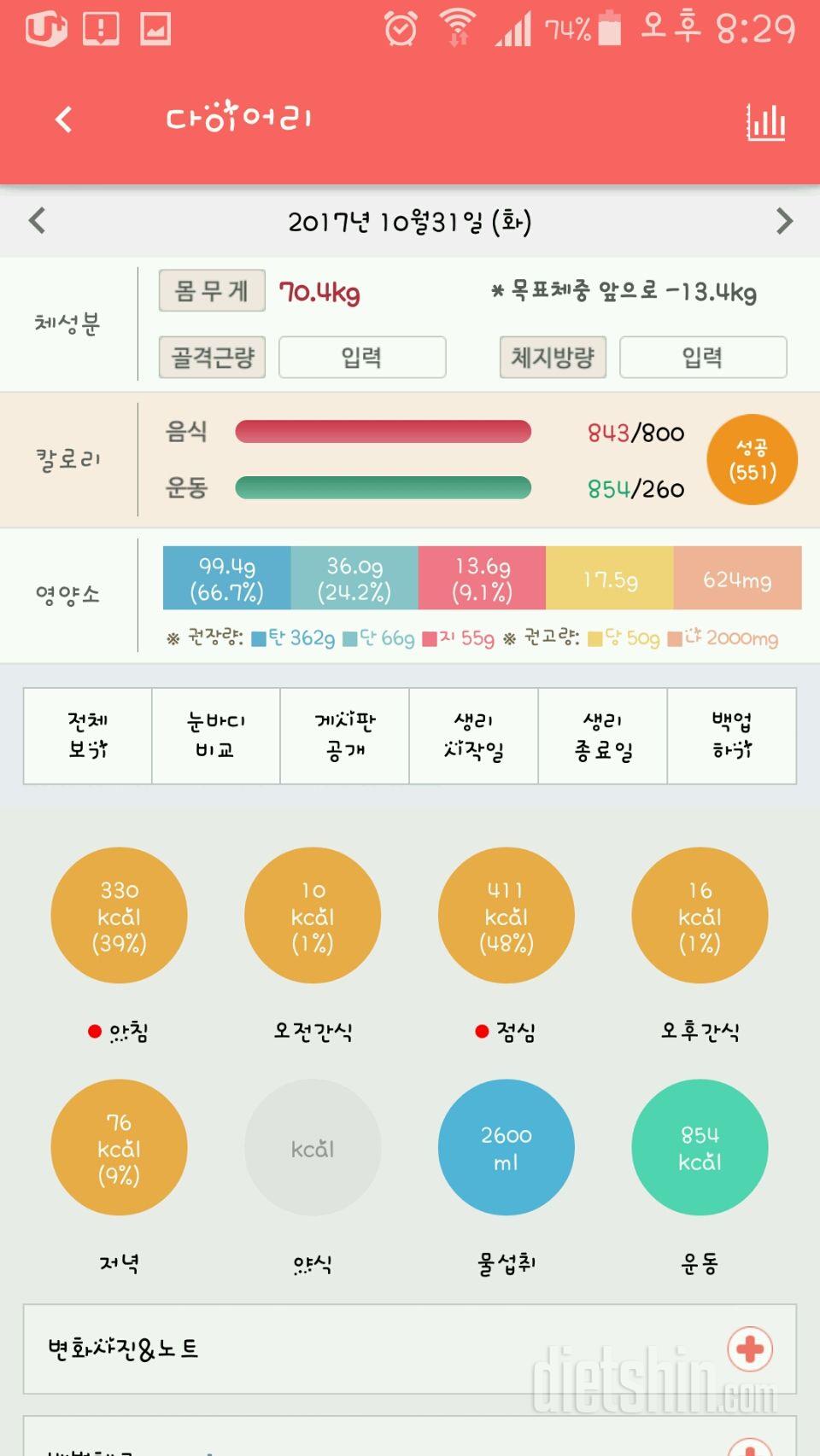 30일 야식끊기 88일차 성공!