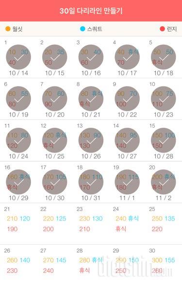 30일 다리라인 만들기 20일차 성공!