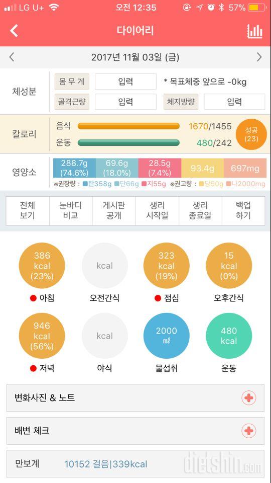 30일 밀가루 끊기 16일차 성공!