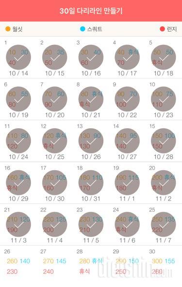 30일 다리라인 만들기 25일차 성공!