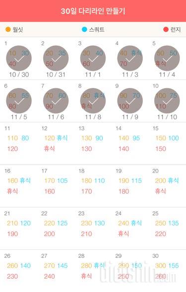 30일 다리라인 만들기 10일차 성공!