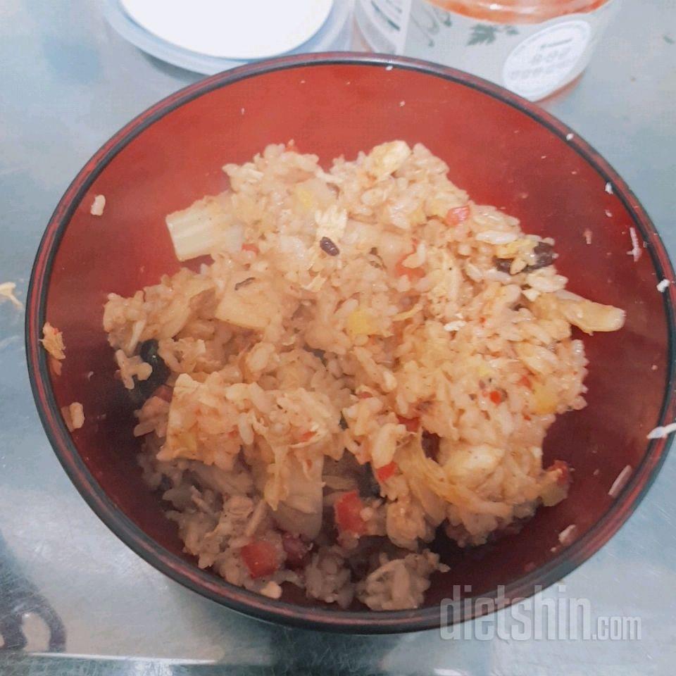 🍽 유산균 건강한 김치볶음밥 맛있게 냠냠