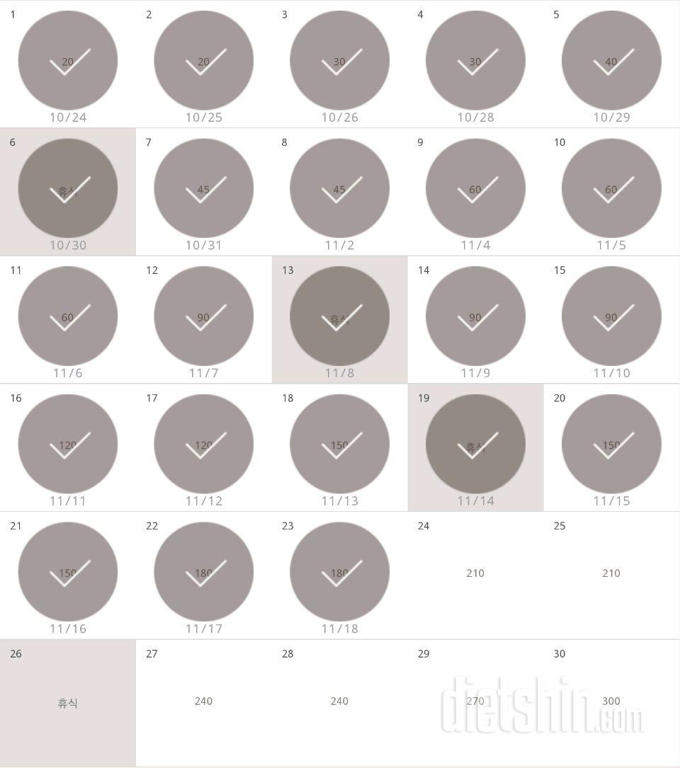 30일 플랭크 113일차 성공!