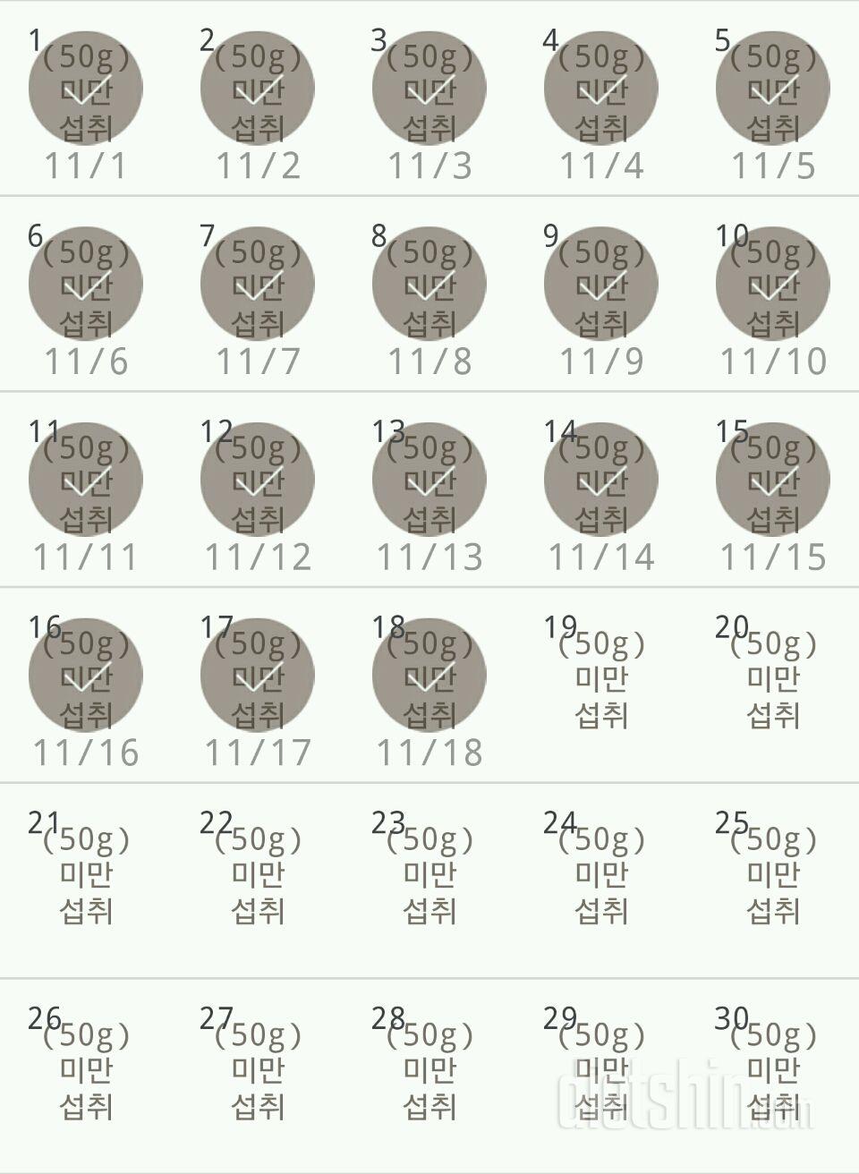 30일 당줄이기 78일차 성공!